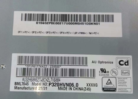 Beli AUO 32INCH Digital Signage LCD Panel P320HVN06.0 1920*1080Pixels 69PPI 4000 1 Rasio Kontras 51P LCM online manufacture