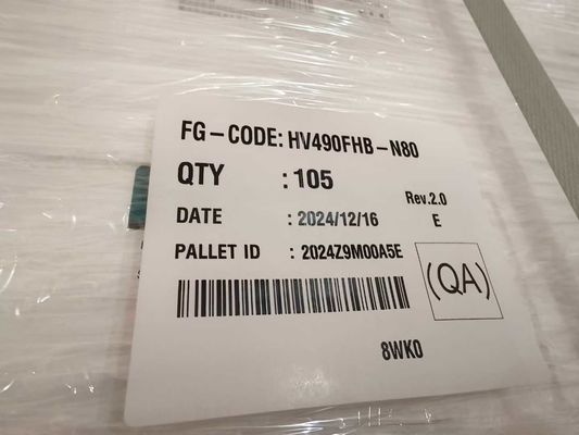 Harga yang bagus BOE 49 inci LCD Display Panel HV490FHB-N80 dengan 1920 * 1080 piksel Resolusi 51pin Konektor dan 500cd Kecerahan on line
