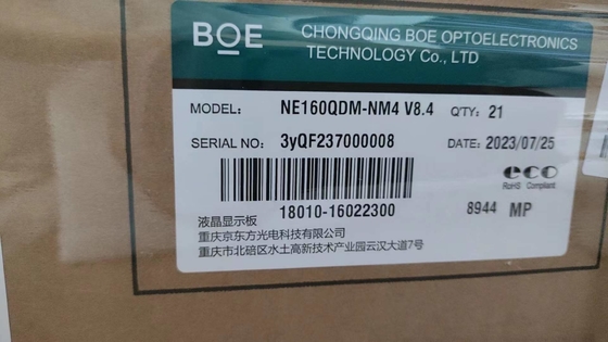 Beli BOE 16inch Desktop LCD panel NE160QDM-NM4 2560*1600Pixels 188ppi 1250CD/M2 3.3V luar panel LCD kecerahan tinggi online manufacture
