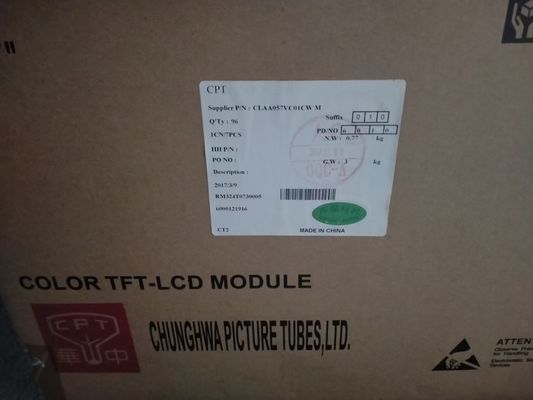 Beli 5.7 Inch Industrial Lcd Display 40 Pin 139PPI CLAA057VC01CW NTSC CPT online manufacture