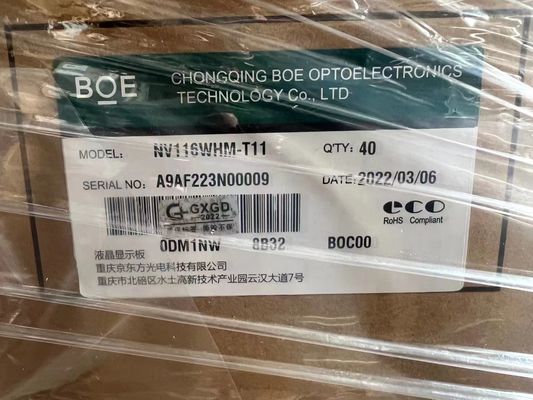 Harga yang bagus Panel Layar LCD BOE 11,6 Inci 1366×768 Piksel 220CD/M2 Modul TFT-LCD untuk Monitor Desktop on line