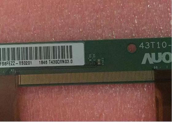 Harga yang bagus 43 Inch UHD 3840×2160 LCD TV Panel dengan 1,07B Warna dan 51 Pin Connector on line