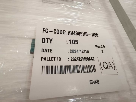 BOE 49inch Lcd Display Lcd TV Digital Signage Lcd Panel HV490FHB-N80 51pin Layar lebar Resolusi tinggi 1920*1080pixel