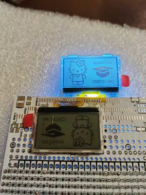 1.1inch 12864 COG LCD Panel AIP31567A Driver N/A Kecerahan Hitam dan Putih