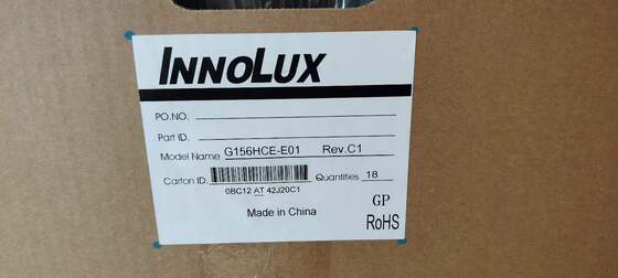 Harga yang bagus Panel LCD Innolux 15,6 Inci dengan Resolusi Piksel 1920x1080 Kecerahan 450cd/m² dan Antarmuka 40pin Layar LCD Industri on line