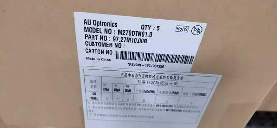 Harga yang bagus Panel Layar LCD AUO 27 Inci dengan Resolusi 2560x1440 Piksel, Kecerahan 350 cd/m², dan Konektor 130 Pin on line