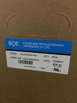Harga yang bagus BOE 37Inch Layar LCD dengan 700cd/m2 Kecerahan 1920*540 Resolusi dan Konektor 51pin on line