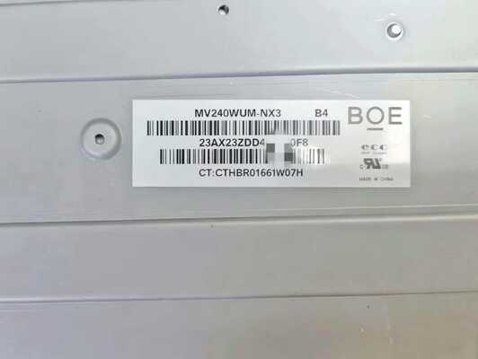 Modul LCD Desktop BOE 24 Inci dengan Resolusi 1920×1200 Kecerahan 350 cd/m² dan Konektor 30pin
