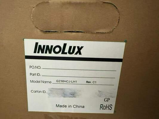 Harga yang bagus Inolux 23.8Inch LCD Panel dengan 1920x1080 Pixels Resolusi 1000cd/m2 Kecerahan dan 30pin Interface Industrial LCD Display on line