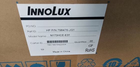 Harga yang bagus 17.3 inci TV layar lebar LCD Komputer Monitor Innolux 300cd/m2 30 Pin N173HCE-E31 on line