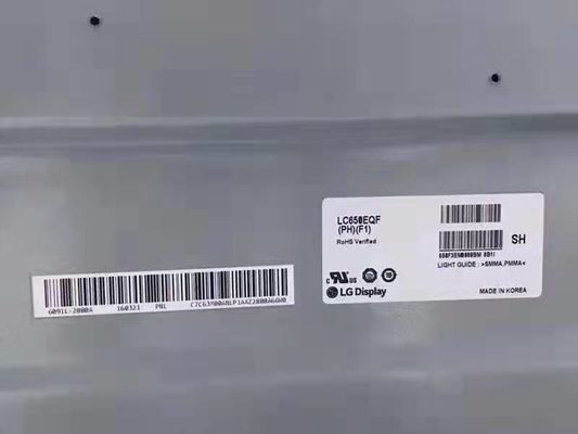 LG 65 Inch UHD 3840x2160 Pixels LCD Display dengan 450 cd/m2 Kecerahan untuk Monitor Komputer dan Layar LCD TV