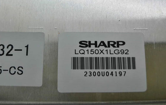 Harga yang bagus Layar LCD Industri Sharp 15 Inci 1024x768 Piksel Kecerahan 400cd/m² Konektor LVDS 20 Pin on line