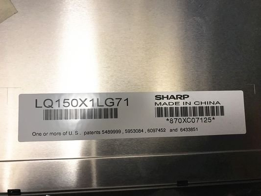 Harga yang bagus Sharp 15 Inch Industrial LCD Display dengan 250 cd/m2 Kecerahan 1024x768 Pixel Resolusi dan 50k Jam Hidup on line
