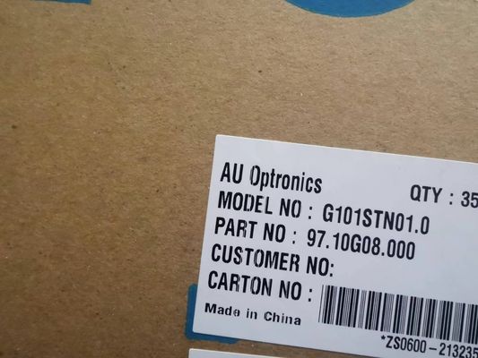 Harga yang bagus 10.1 inci WSVGA 117PPI Lcd Screen Industri AUO G101STN01.0 250cd/M2 on line